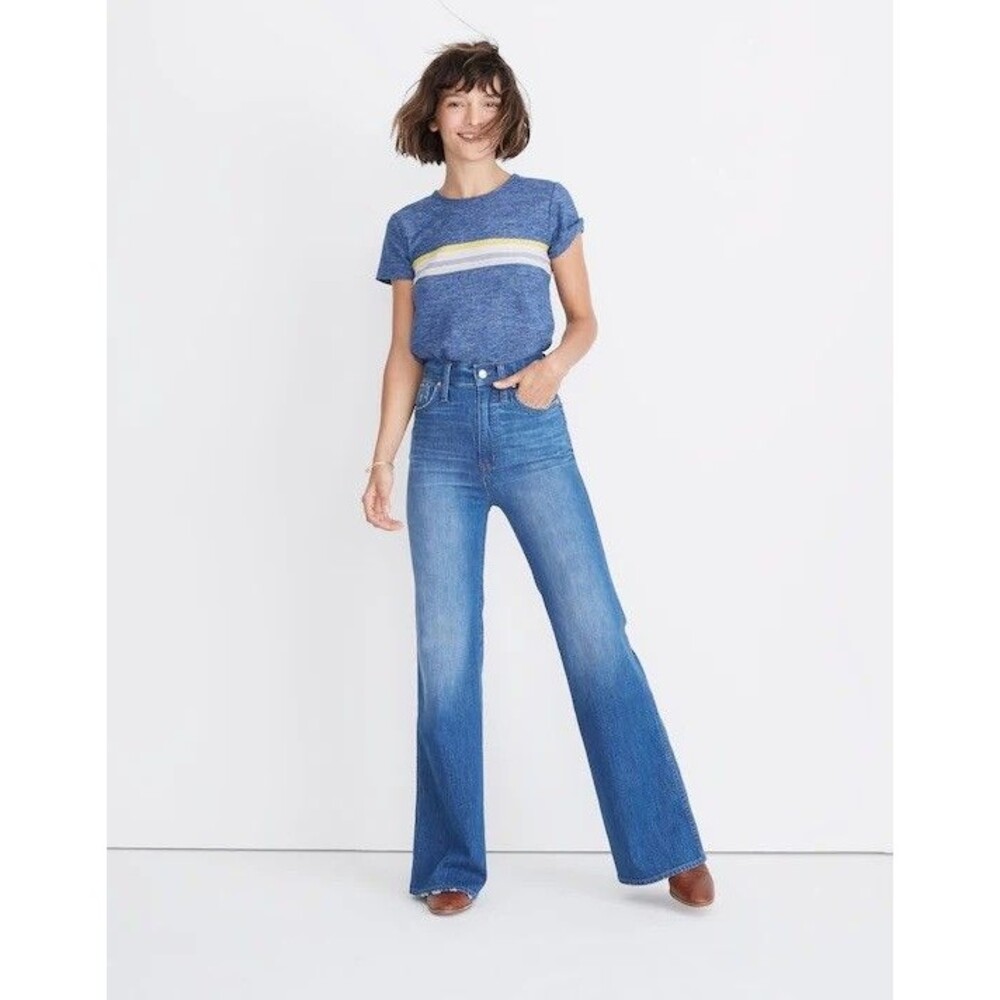 Madewell 11 High Rise Flare Jean Denim Quality Women’s 30 Medium Wash